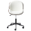 Beliani Desk Chair MENESHA Boucle White 5