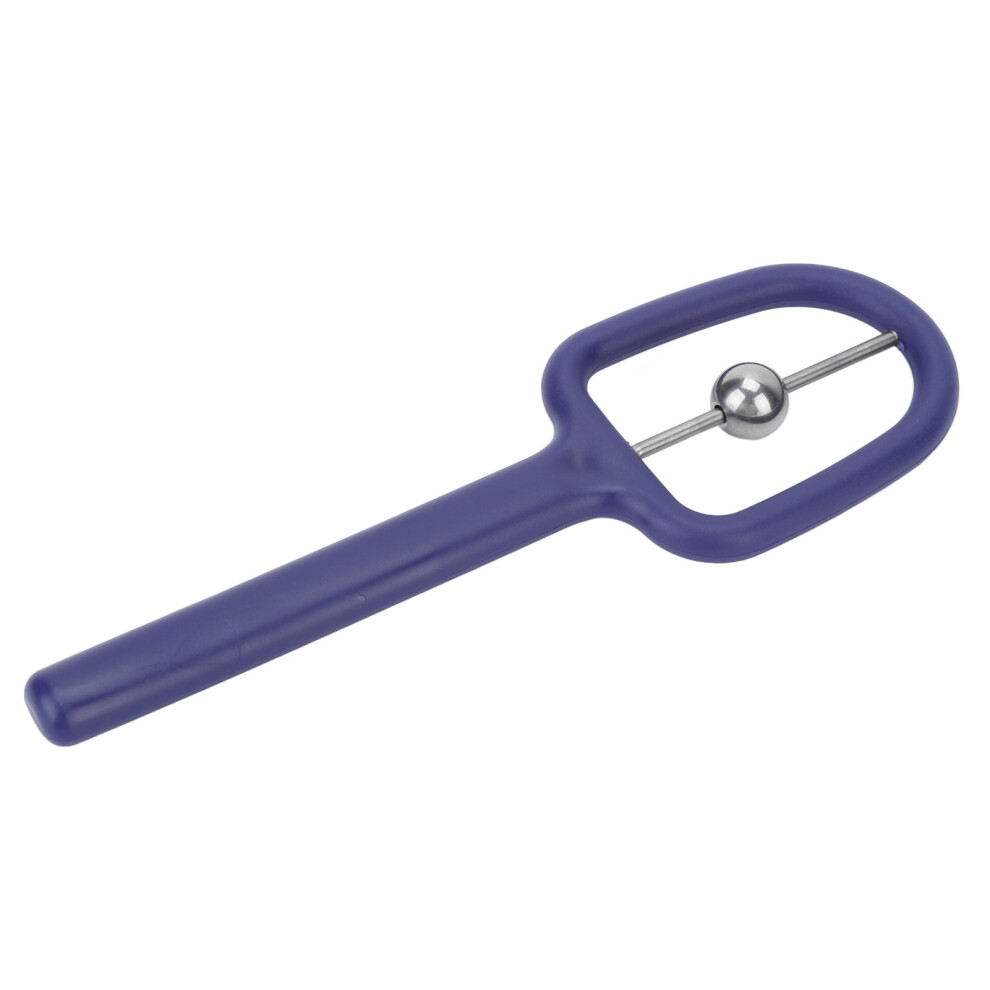 U Shaped Tongue Tip Exerciser, Alloy & PP, Blue, 15.2x5cm