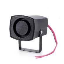 12V Backup Alarm with Loud SingleBeep Alert, Slim Profile Reverse Beeper for Cars and Trucks