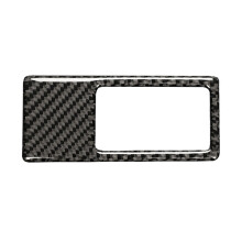 For CX5 CX-5 2015 2016 Carbon Fiber Headlight Adjustment Cover Trim Decor Car Accessories,Without Holes