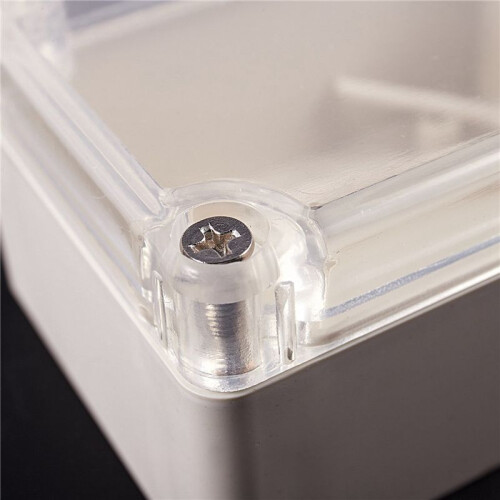3X Clear Cover Plastic Electronic Project Junction Box 100 x 68 x 50mm 2