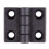 5pcs 63mm x 50mm Cabinet Plastic Hinge Door Hinges Hinge Black 2