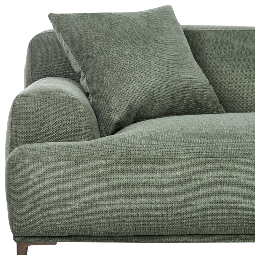 Beliani Sofa 3 Seater MATILA Fabric Green 1
