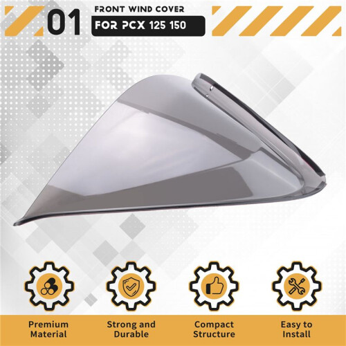 Modified Motorcycle PC Front Left Right Side Leg Guard Legshield Deflectors Wind Cover For- PCX 125 150 2018-2020 2