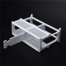 2 in 1 White 72 Pieces Microscope Slides Staining Rack Dish Set