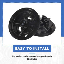4 Uds 8 Pulgadas SS Tapa de la Rueda del Carro de Tapa de Cubo de DiseñO de 5 Radios para Carrito de Club Car EZGO