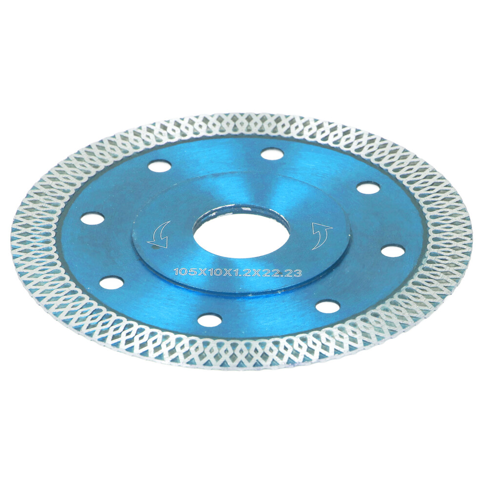 4In Blue Diamond Saw Blade For Porcelain, Ceramic, Granite, Marble 9361390338076