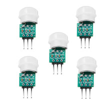 5PCS AM312 HCSR312 Mini PIR Motion Sensor Modules, Infrared Detector for Arduino Projects