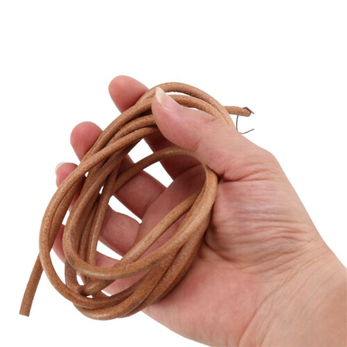 4X Peças de Pedal de Cinto de Couro de 72 Polegadas 183 cm + Gancho para Máquina de Costura Singer 1