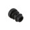 60 Pcs Plastic 12mm Pipe End Blanking Caps Bung Tube Insert Plug Round Black 8