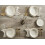 Beliani 12-Piece Dinnerware Set CHAROLI Porcelain White/ Gold 2