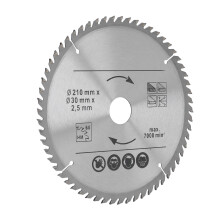 8-1/4 Zoll Hartmetallkreissägeblatt für Holz & Kunststoff, 24-60 Zähne