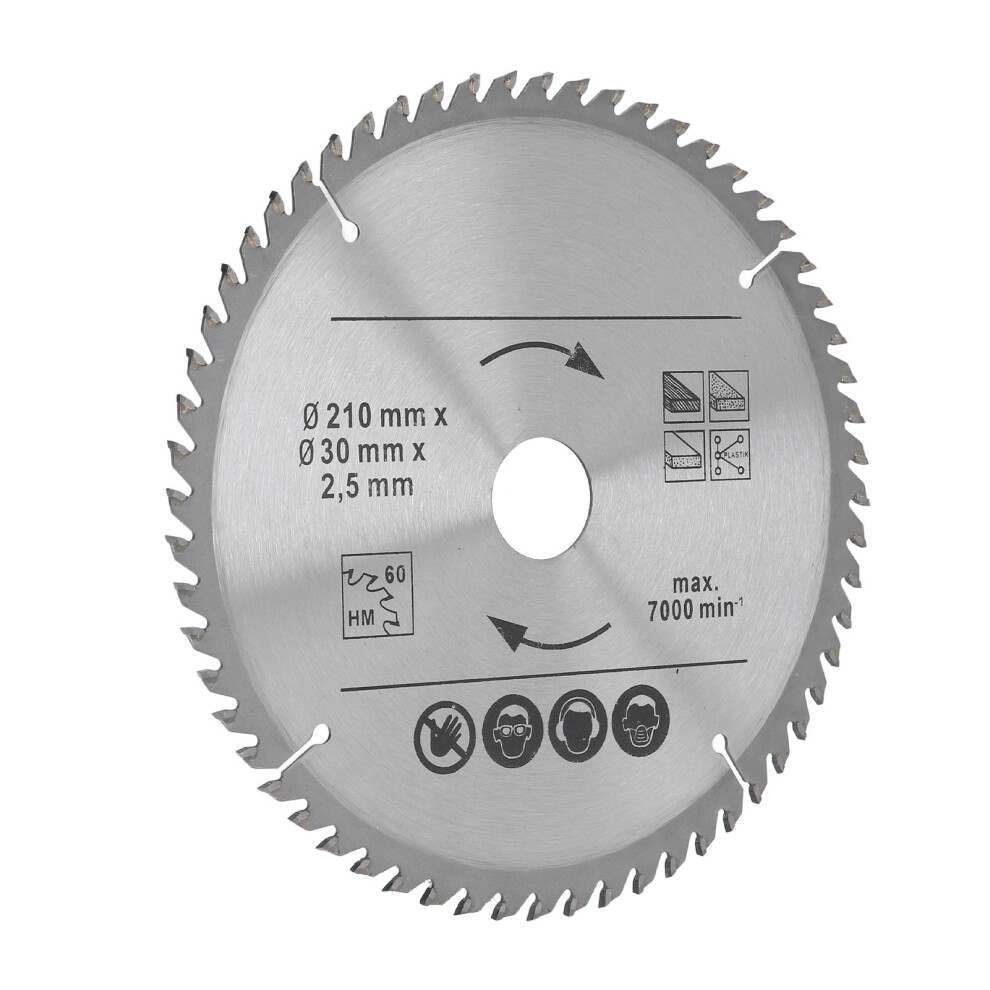 8Â1/4In Carbide Circular Saw Blade 24/48/60 Teeth 210X60tx30 7901390338106