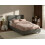 Beliani Bed Fabric ALBI 120 x 200 cm (EU Small Double) Grey 2