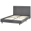 Beliani Bed Fabric ALBI 120 x 200 cm (EU Small Double) Grey 4