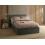 Beliani Ottoman Bed ORBEY Fabric Grey 120 x 200 cm (EU Small Double) 2