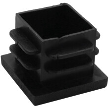 48 Pcs 19mm x 19mm Blanking End Caps Square Tubing Tube Insert Plastic