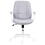 Beliani Office Chair CARLTON Fabric Grey 4