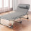 Portable Folding Camping Cot, Grey 1
