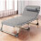 Portable Folding Camping Cot, Grey 4