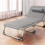 Portable Folding Camping Cot, Grey 9