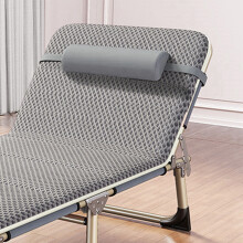Portable Folding Camping Cot, Grey