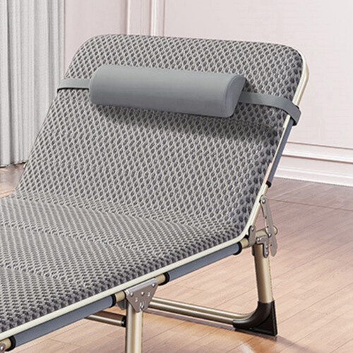 Portable Folding Camping Cot, Grey