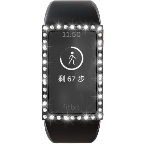 Band Cover with Rhinestone Bling Case, ScratchResistant Multicolor Protector for Fitbit Charge 4 and 3 1