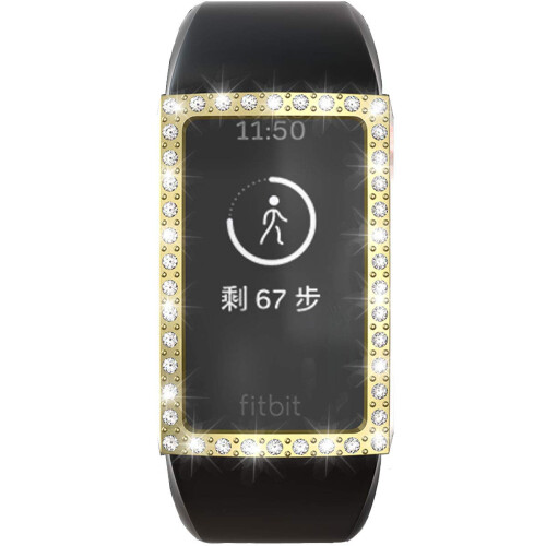 Band Cover with Rhinestone Bling Case, ScratchResistant Multicolor Protector for Fitbit Charge 4 and 3 2
