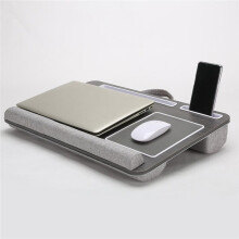 Purpose Laptop Desk Leg Table Design of Double  Anti Slip Bar Embedded Mouse Pad Use with Sofa Bedroom Portable