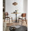 Beliani Set of 2 Dining Chairs MAYER Fabric Off-White/ Brown 2