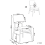 Beliani Set of 2 Dining Chairs MAYER Fabric Off-White/ Brown 3