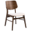 Beliani Set of 2 Dining Chairs MAYER Fabric Off-White/ Brown 4