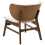 Beliani Armchair DAY Boucle Brown/ Light Beige 6