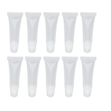 10 Stück 15ml PVC Lipgloss-Tuben, Tragbare DIY-Kosmetikbehälter