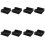75mm x 75mm Plastic Square Caps Tube Pipe Inserts End Blanking 8 Pcs 2