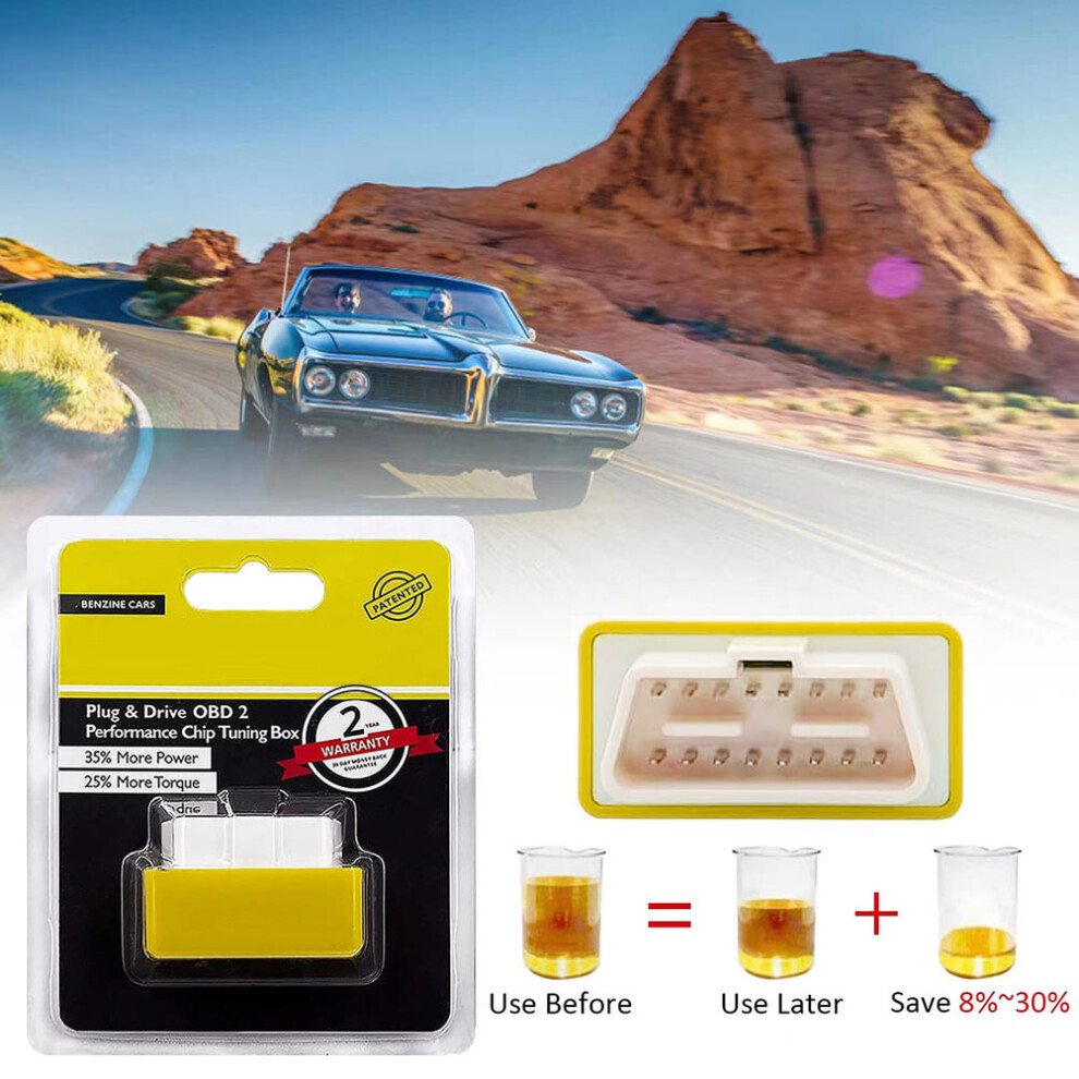 Eco Obd2 Fuel Saver Tuning Box Plug Engine Auto Troubleshooter 12-24V 4391390338832