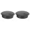 60 Pcs Round Plastic Computer Desk Cable Grommet Hole Cover 50mm Black 4