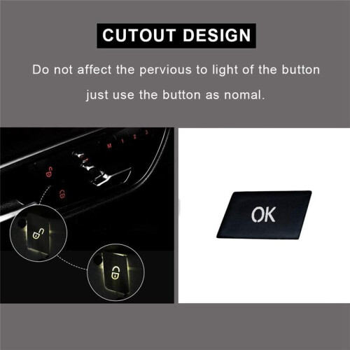 36x Car Steering Wheel Button  Trim Cover Sticker for   A B C E Ml Gl Cla Gla Glk Sl Class W176 W212 2