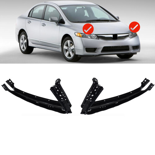 Car Left Front Bumper Headlight Fixed Support Bracket for   2006-2011 71140SNAA00 71190-SNA-A00 1