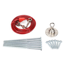 Heavy Duty Stainless Steel Dog Tie Out Stake 10m / 32.8ft Rotatable & Durable