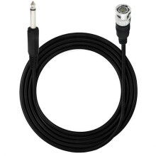 BNC to 1/4 Inch Adapter Cable 6.35mm Mono TS Male to BNC Male for CCTV DVR Camera Radio 6Ft