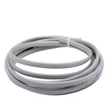 12mm Braided Cable Sleeve for Clean Cable Management, Tight Density Protection, Easy Cut Installation