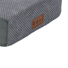 Escalera Extra Ancha Estilo Perro con Placa de Soporte, Ideal para Salas de Estar, Dormitorios y Otros Espacios A