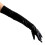 3X Lange Optische LEDerhandschuhe Einheitsgroesse Schwarz - Schwarz 3