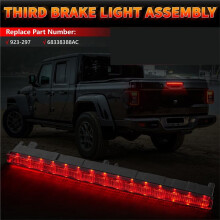 923-297, 68338388AC Center High Mount Stop Light Third 3rd Brake Lights Assembly for Gladiator 2020 2021 2022