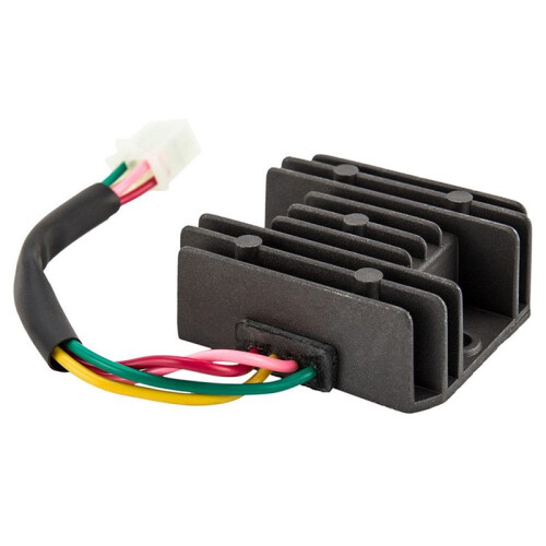 3X Universal 4 Wire Full Wave Black Motorcycle Regulator Rectifier 12V  Bike Quad 1
