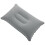3X Outdoor Portable Folding Air Inflatable Pillow Double Sided Flocking Cushion Light Grey 3