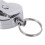9 Pcs Stainless Silver Retractable Key Chain  Keyring Heavy Duty Steel 5