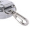 9 Pcs Stainless Silver Retractable Key Chain  Keyring Heavy Duty Steel 7
